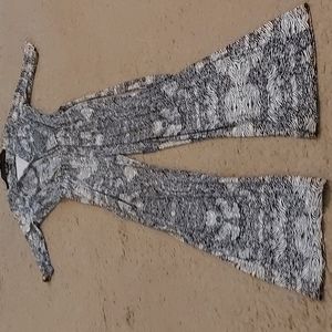 Women's jump suit black/white